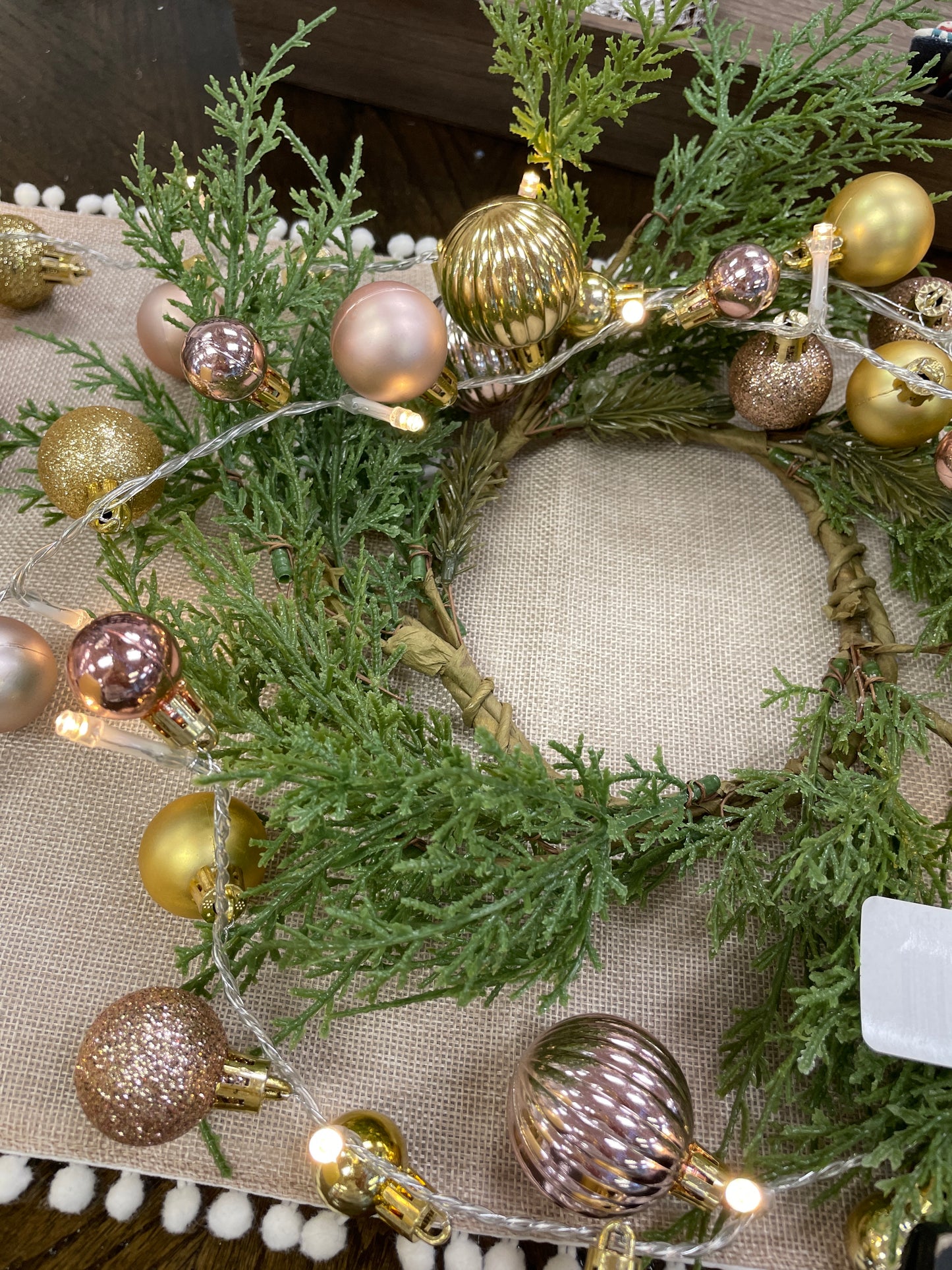 Rustic Cedar 4.5in Candle Ring