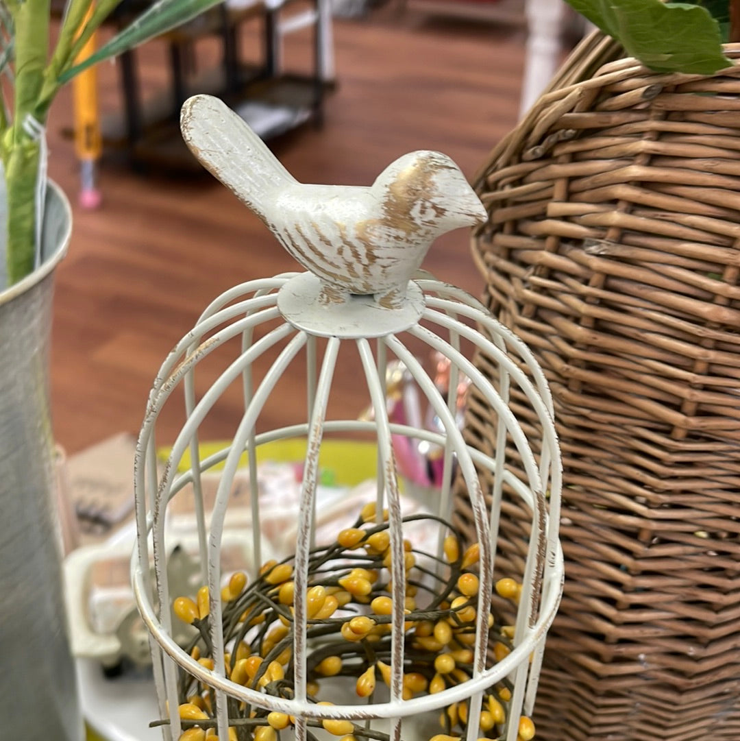 Bird Cage Candle Holder (LG) cream – Burlap and Daisies