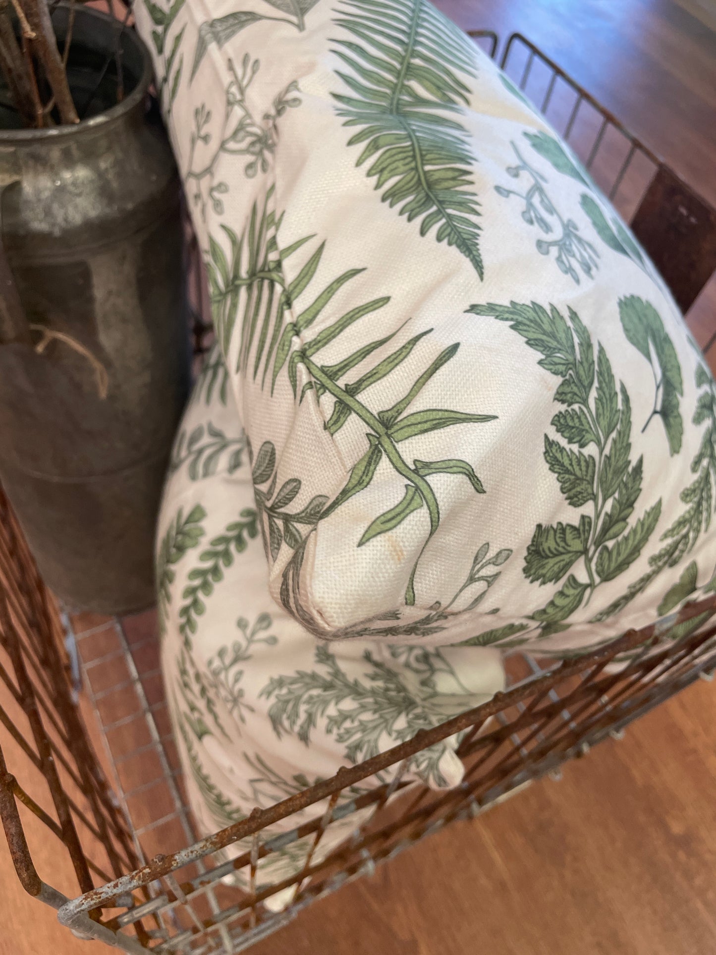 Fern Pillow (2 sided design)