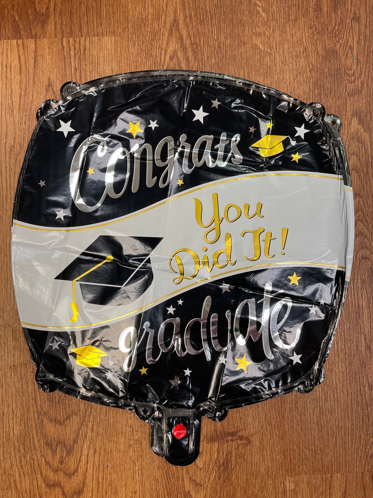 Mylar Balloons - Graduation - Star & Circle