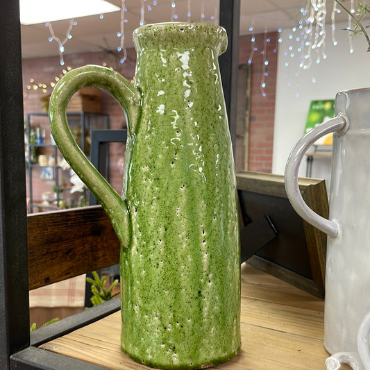 Green Pitcher - Terracotta