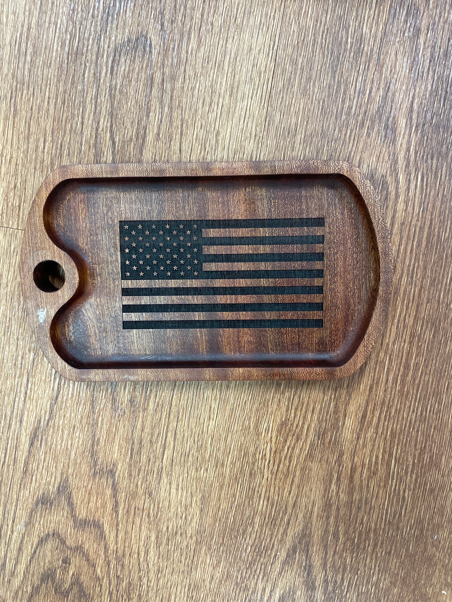 Valet Trays - Military - Sapele