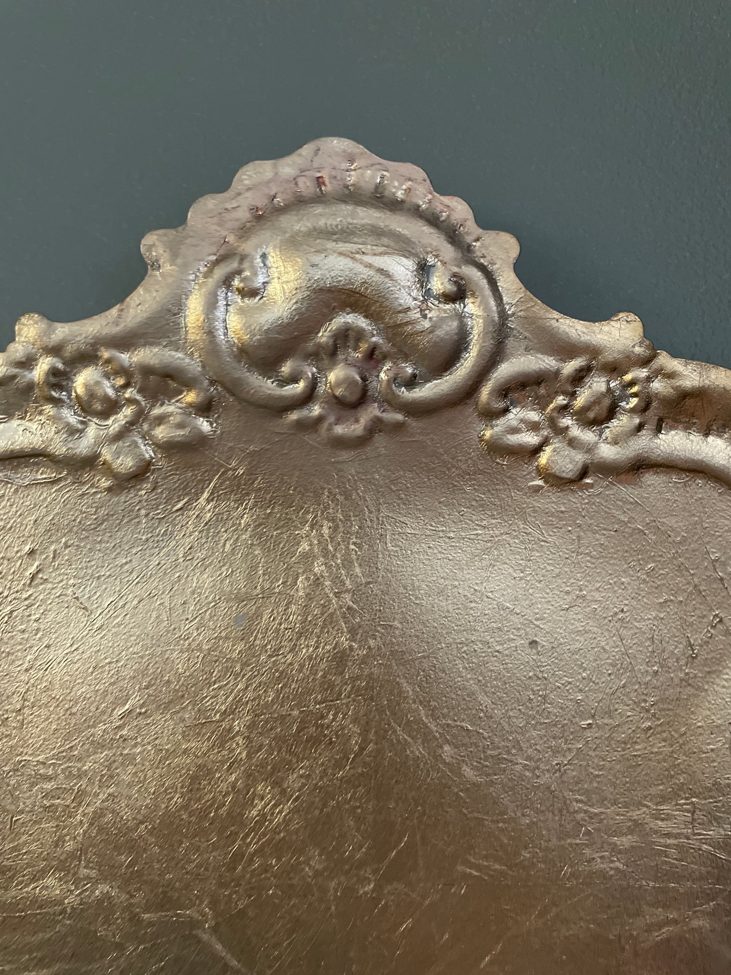 Gold "tray" Sconce