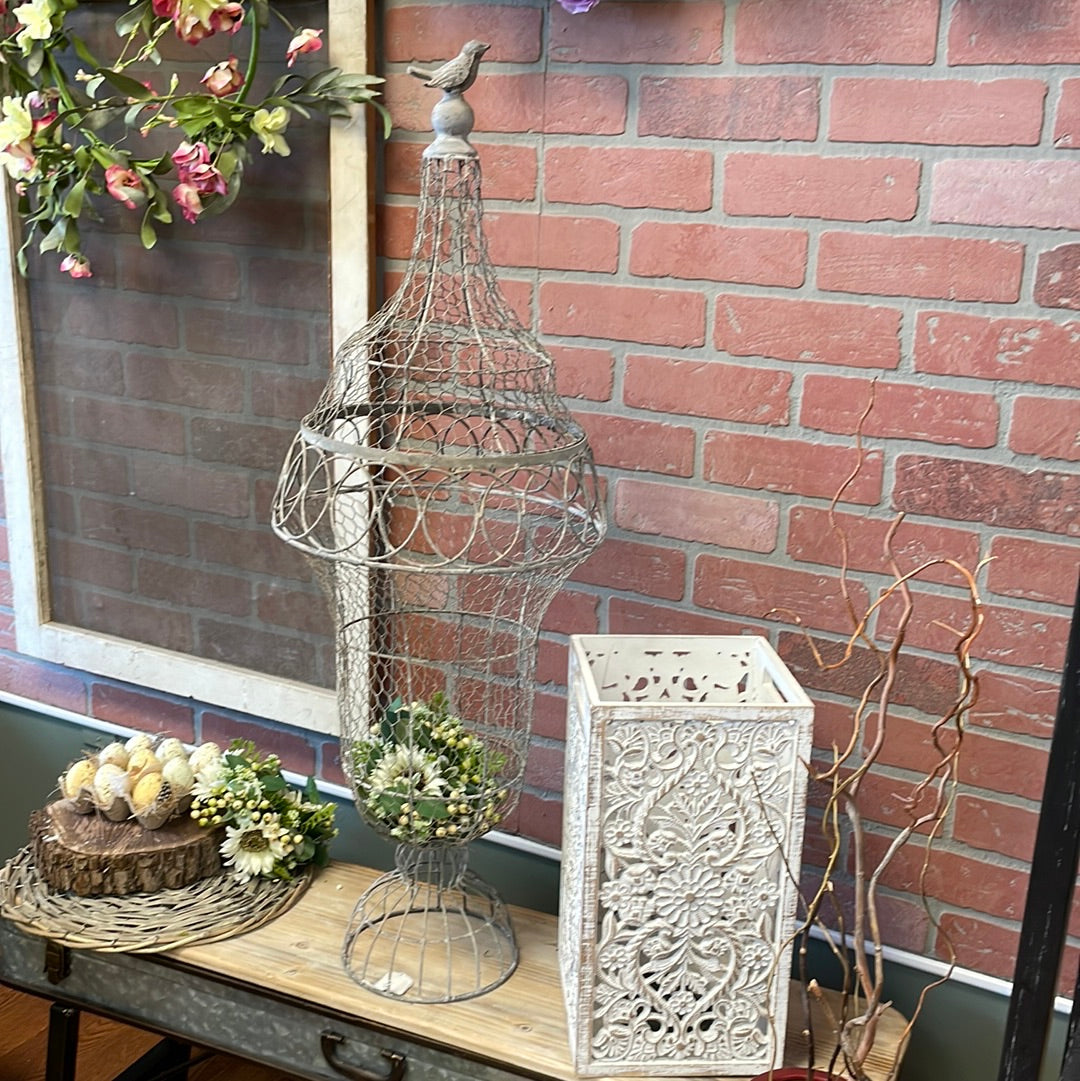 2 Piece Bird Cage (free standing)