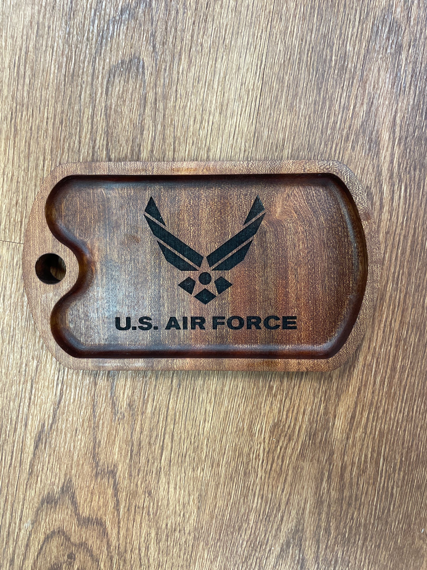 Valet Trays - Military - Sapele