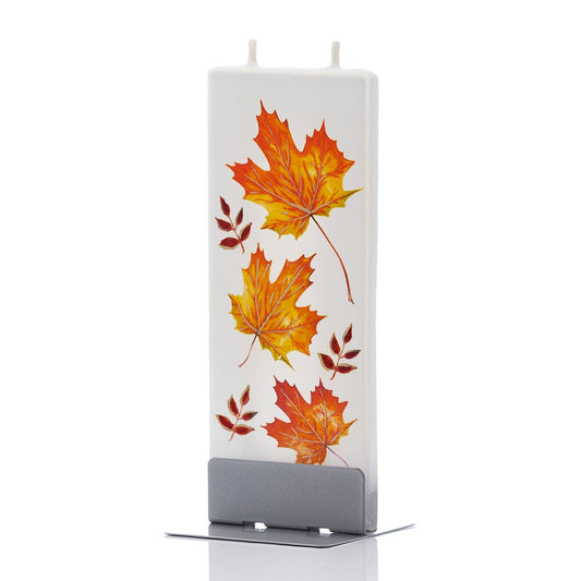 Flat Handmade Candle - Fall Leaves