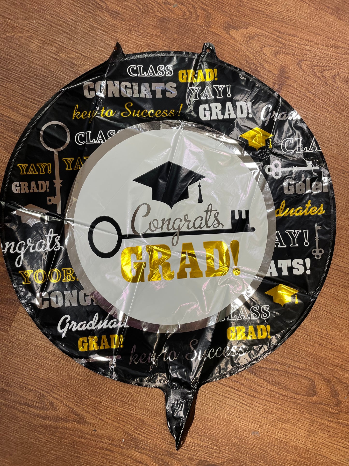 Mylar Balloons - Graduation - Star & Circle