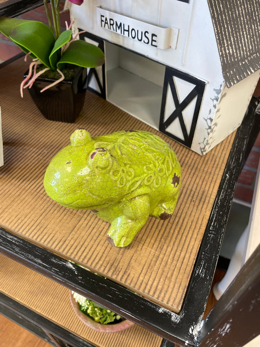 Terra Cotta Garden Frog