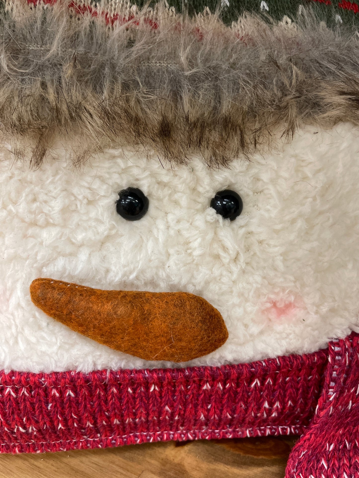 Furry Hat Snowman -