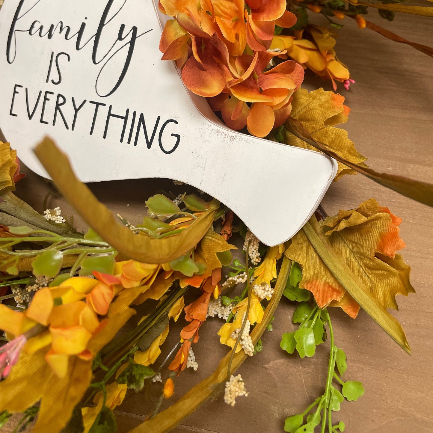 Fall Hydrangea Candle Ring