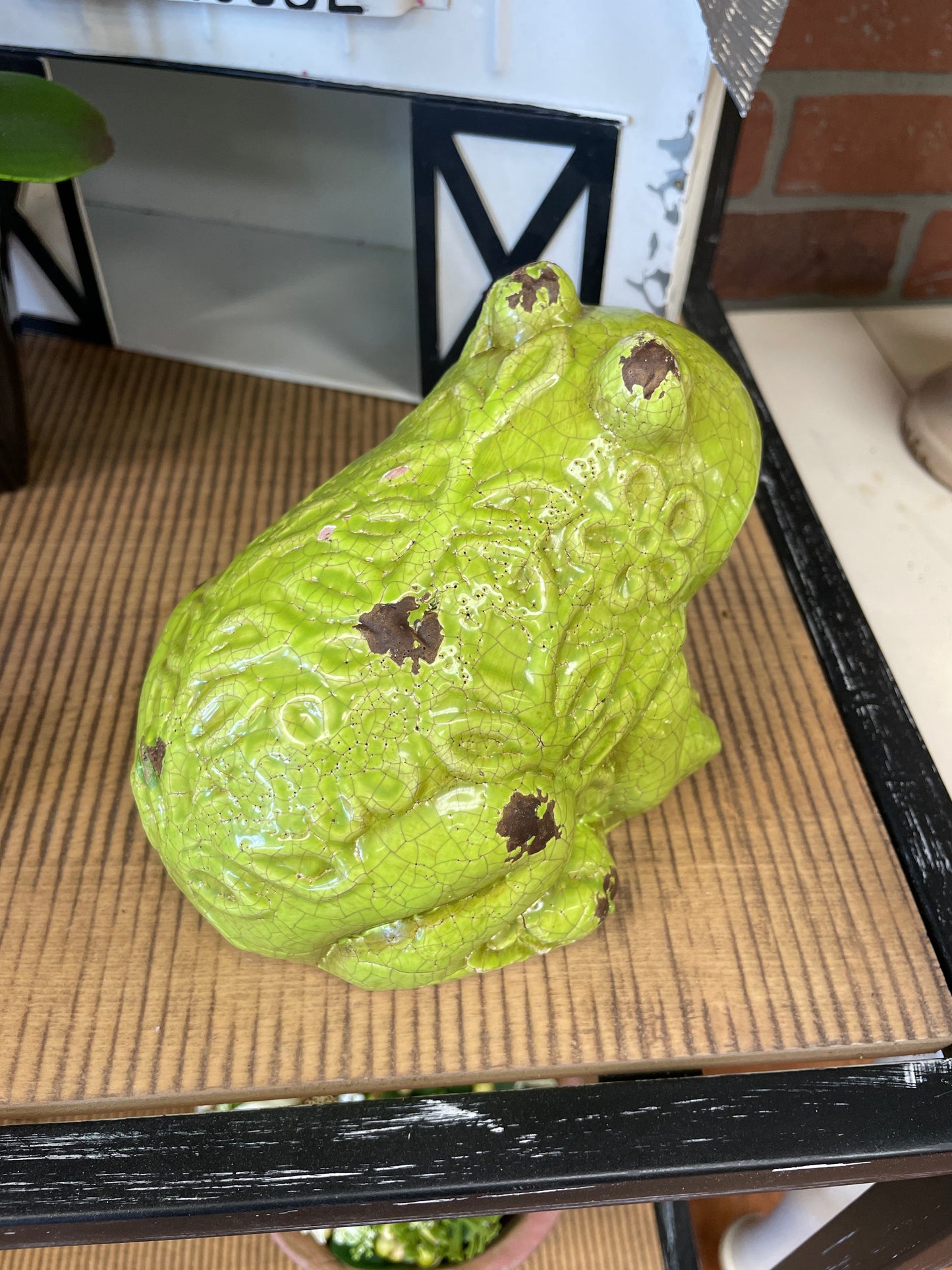 Terra Cotta Garden Frog