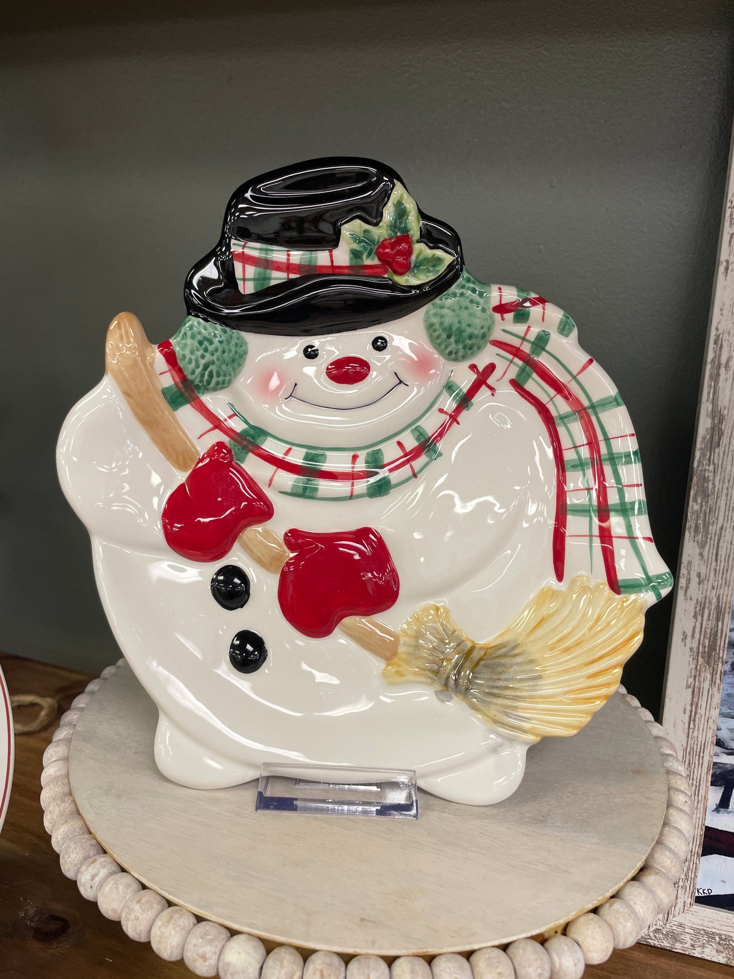 Snowman Plate