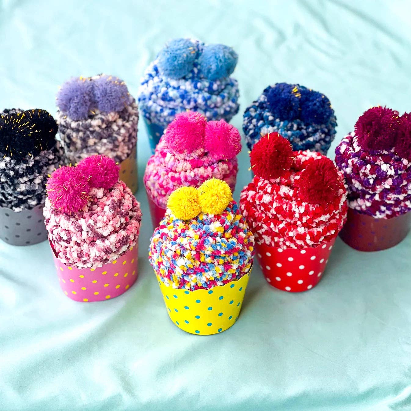 Cozy Cupcake Socks | 9 Colors (Plain)