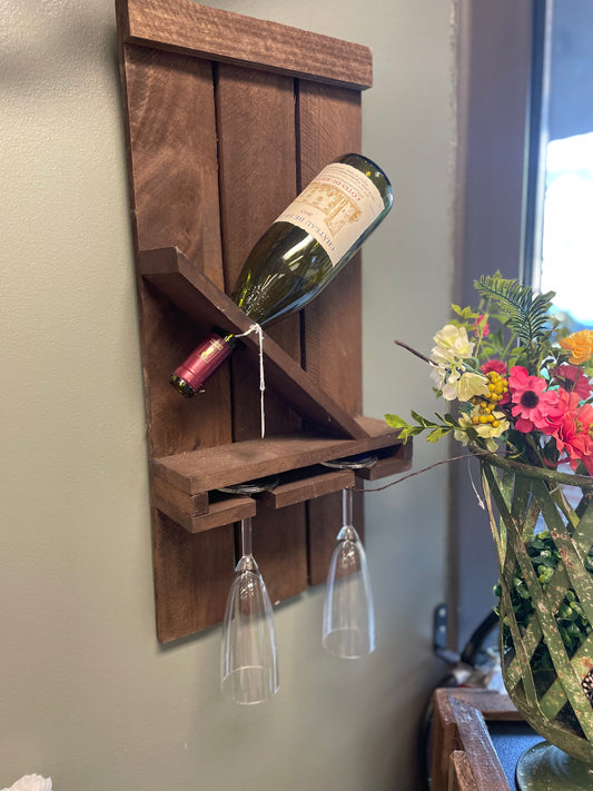 Wooden Wine Holder