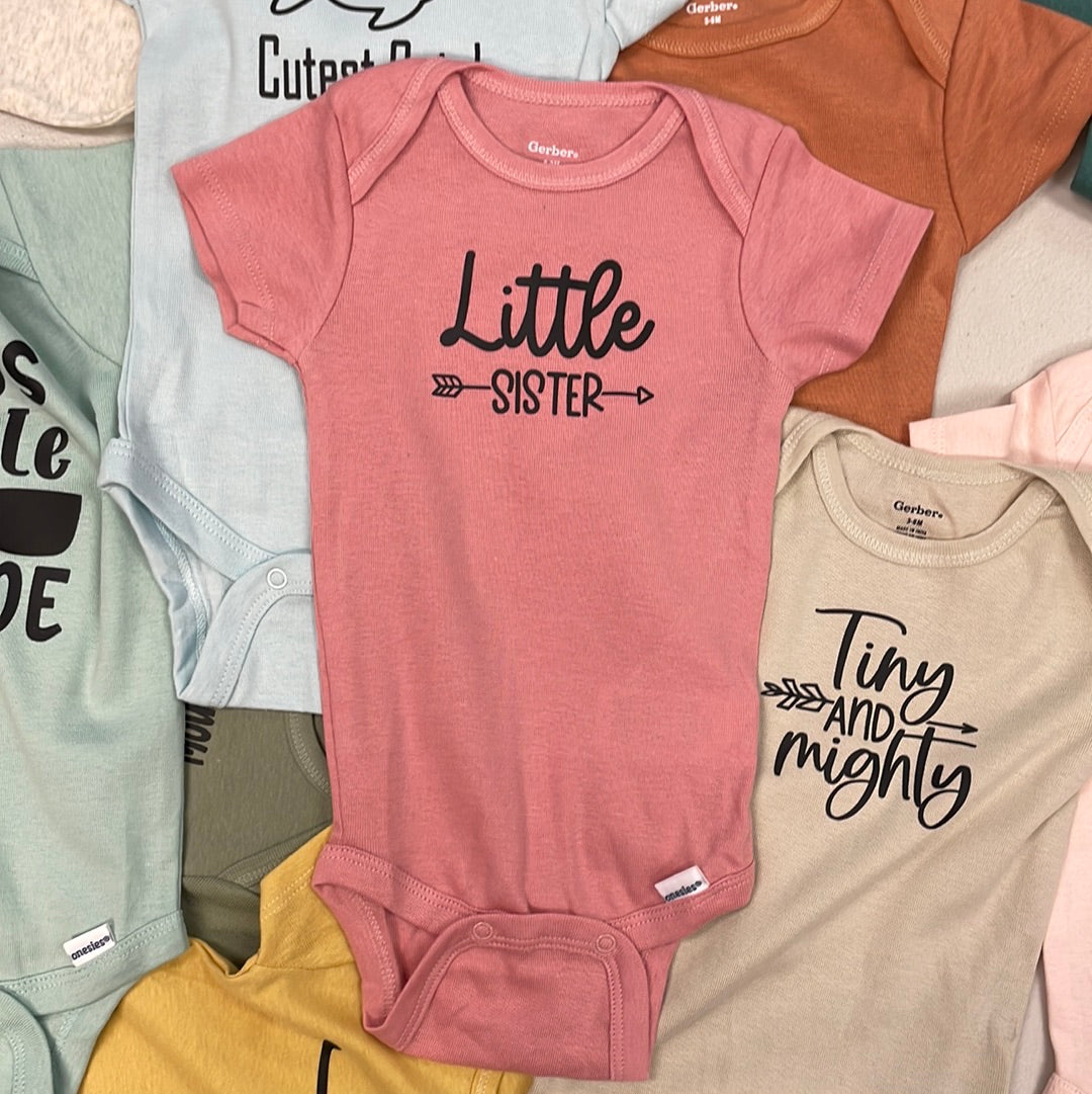 Little Sister Baby Onesie