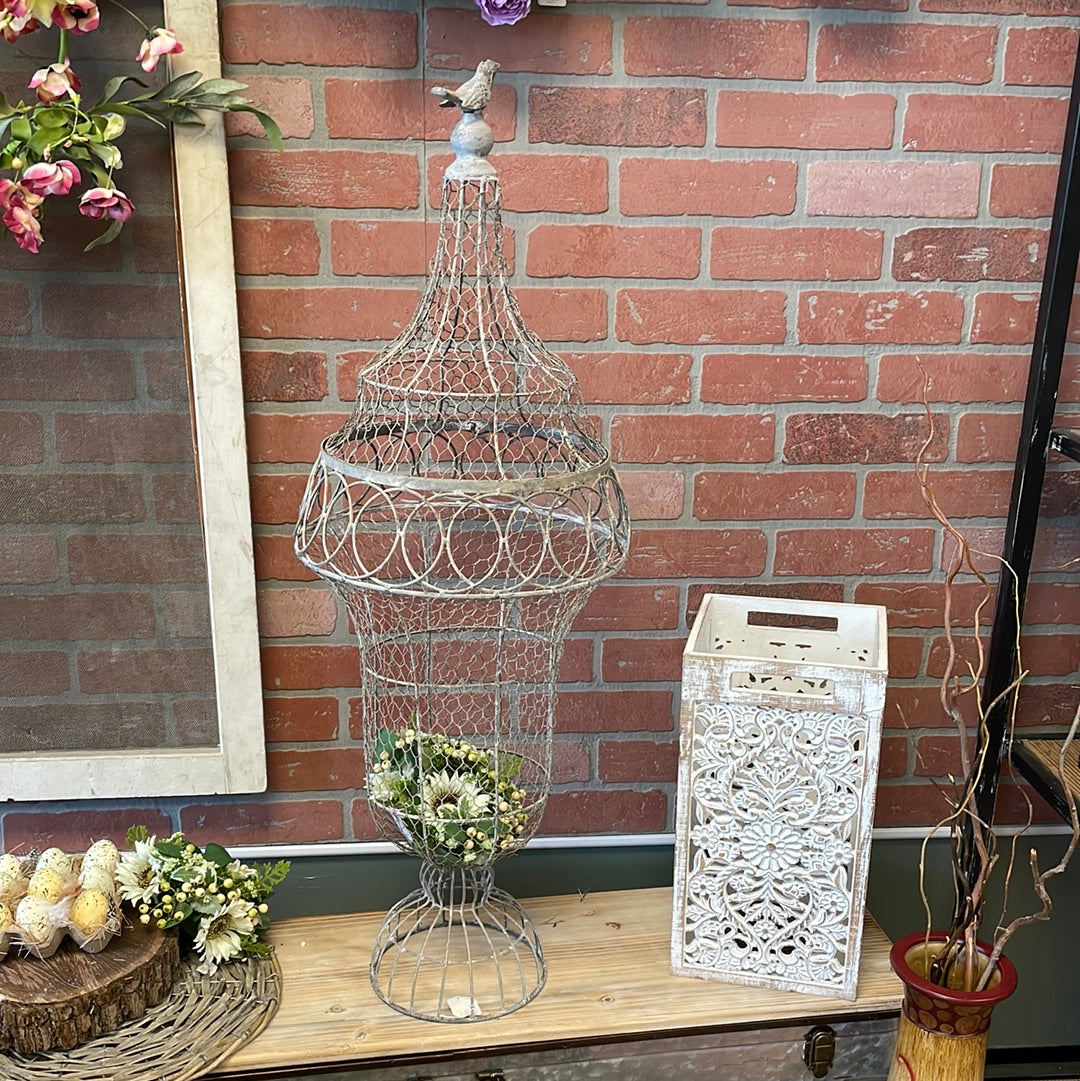 2 Piece Bird Cage (free standing)