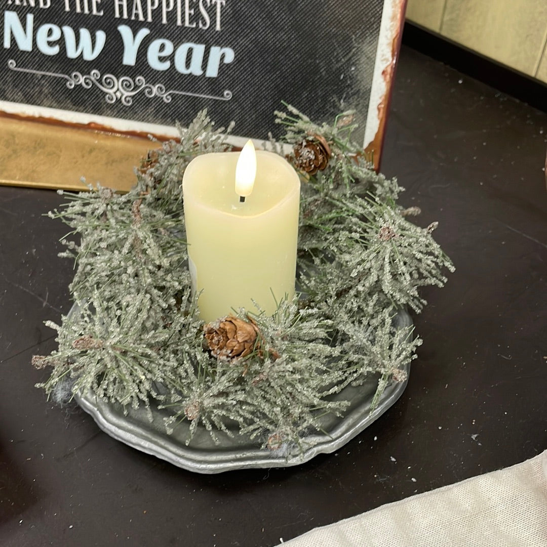 Icy Pinecone Votive Ring