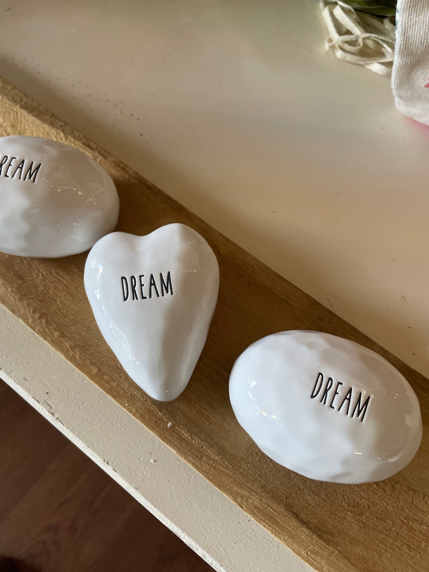 "Dream" - heart shaped ceramic