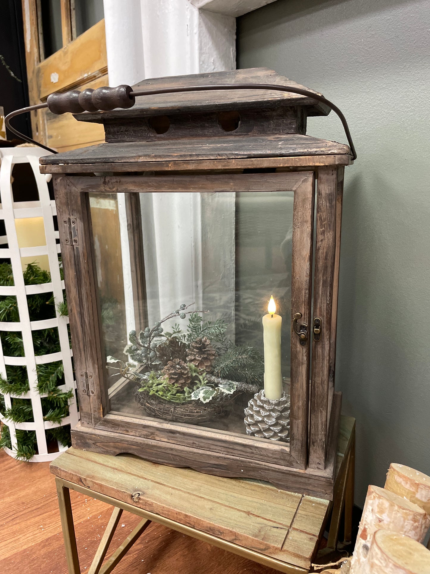 Pine Cone Candleholder