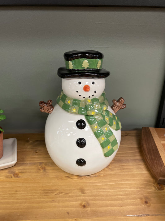 Snowman Cookie Jar