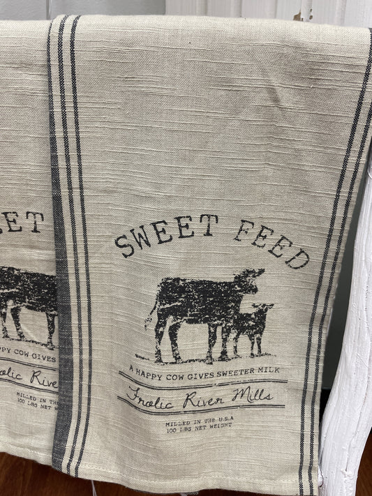 Sweet Feed Tea Towel