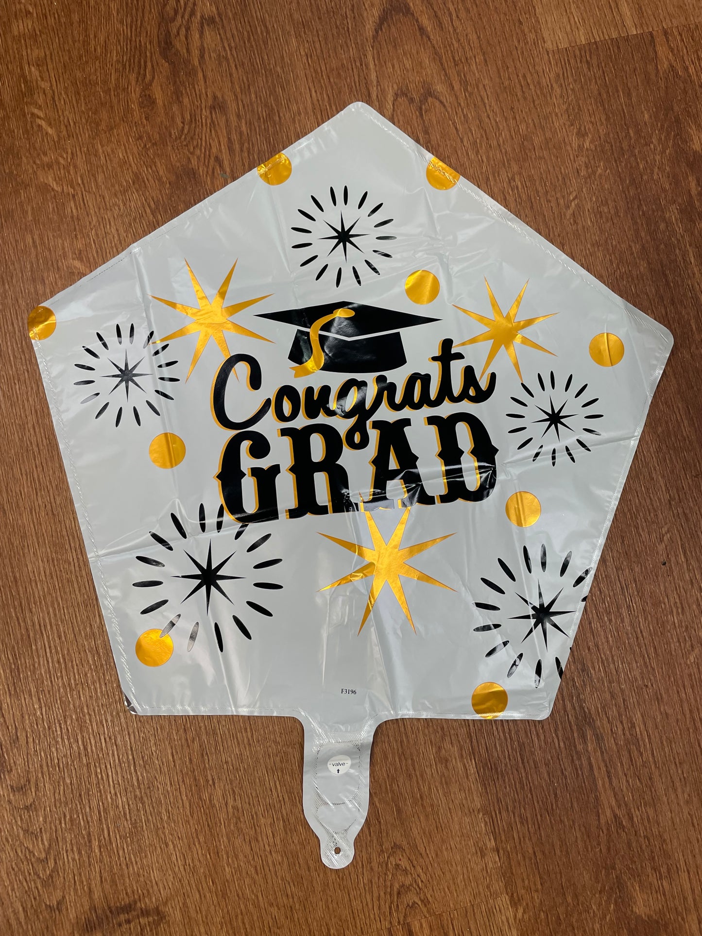 Mylar Balloons - Graduation - Star & Circle