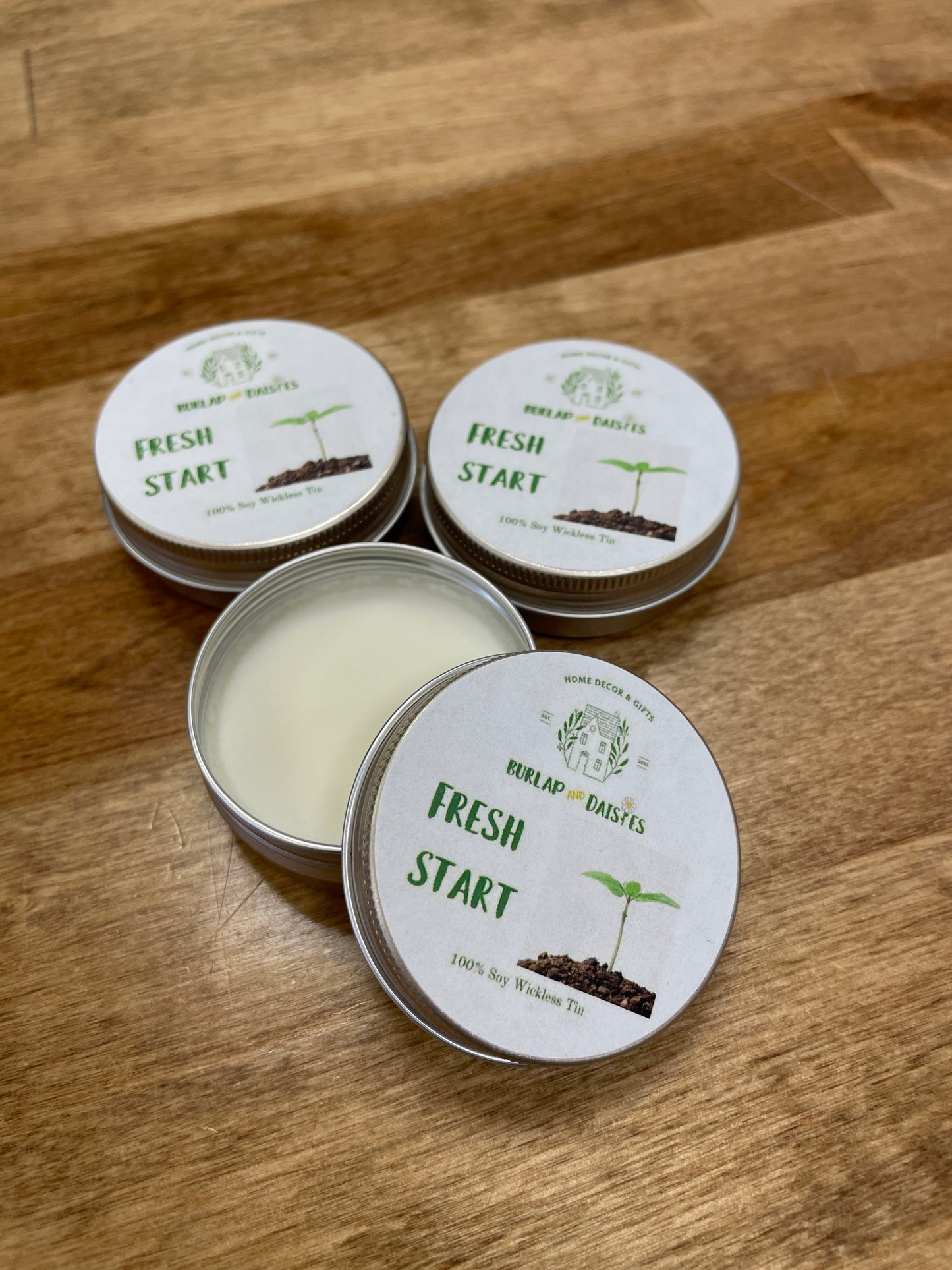 Fresh Start Wickless Tin