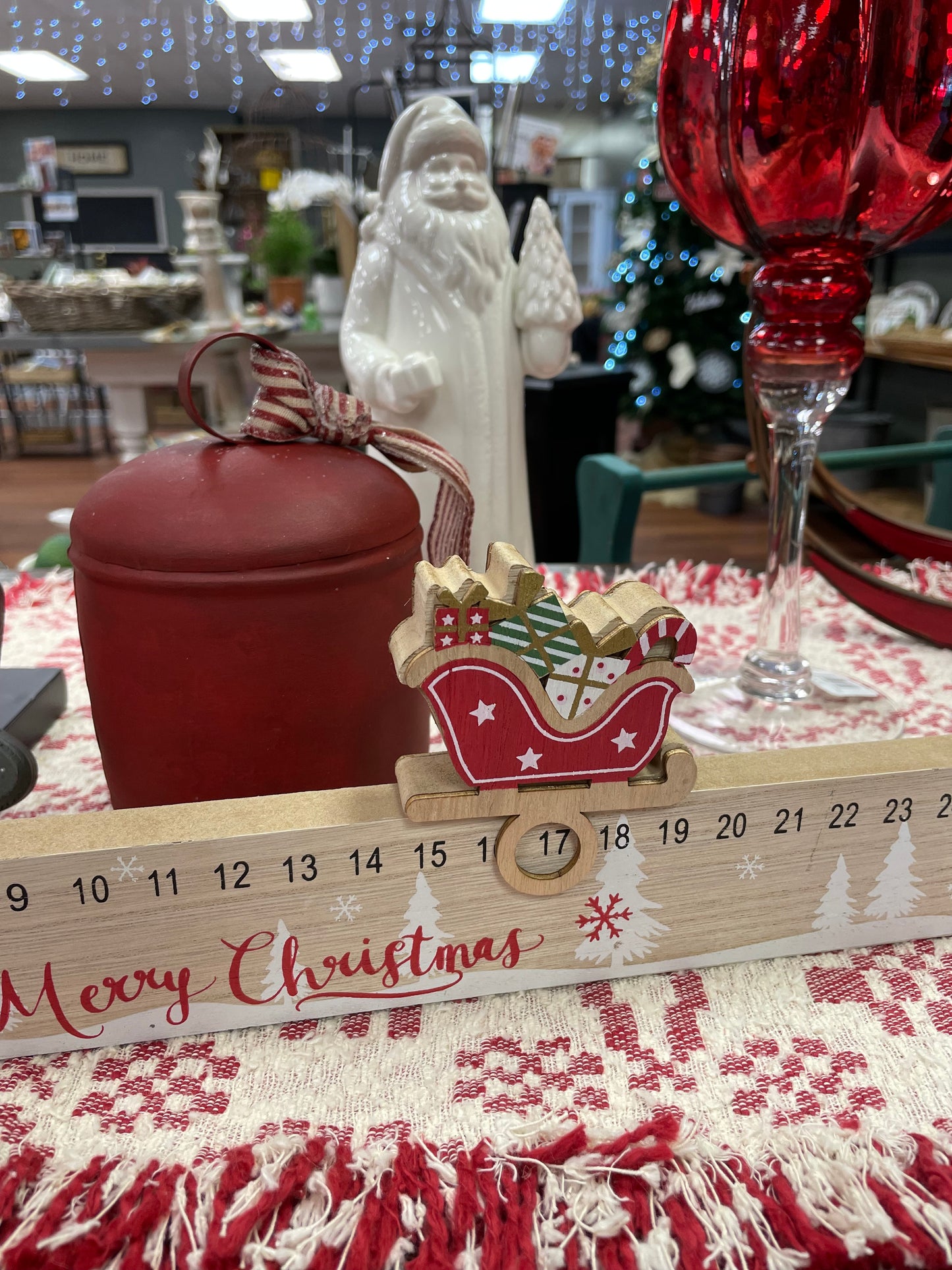 Sleigh Advent Calendar Christmas