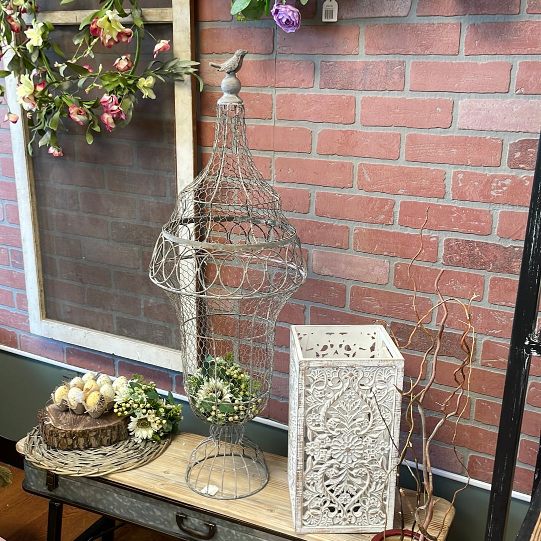 2 Piece Bird Cage (free standing)