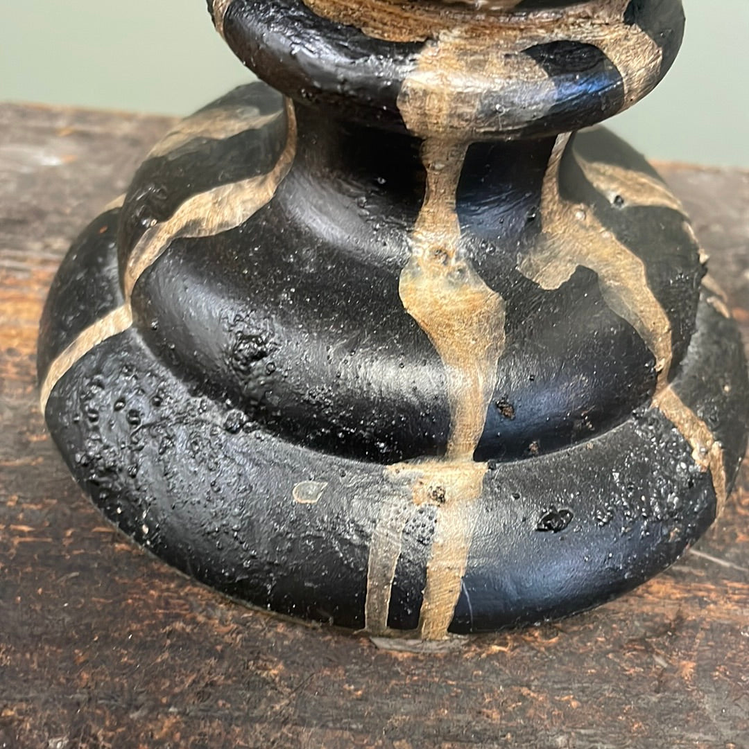 Black/Gold Finial - Small