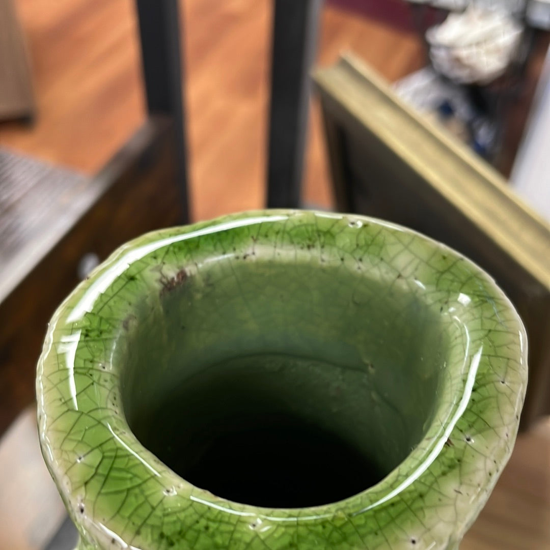 Green Ceramic Pitcher