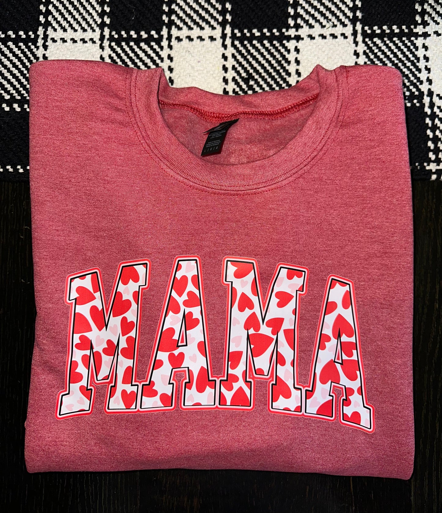 Valentines Mama crewneck