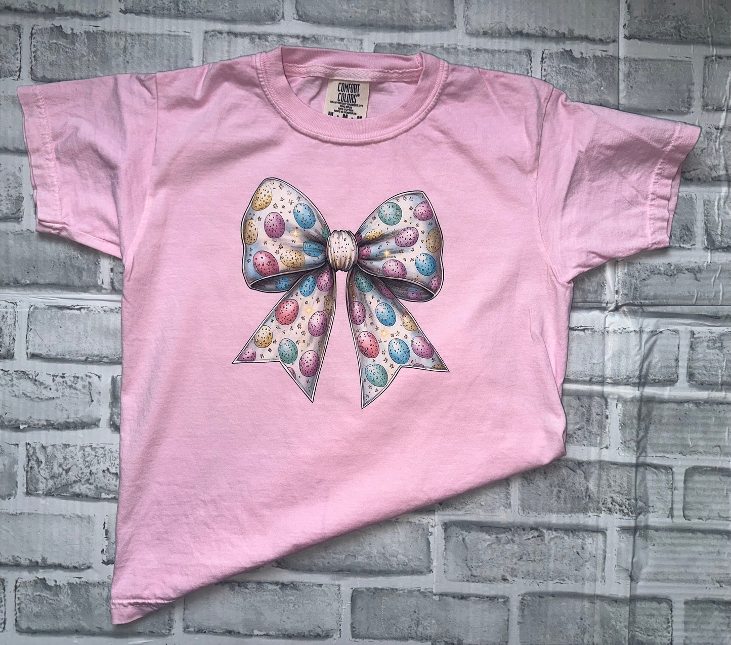 Easter egg Bow kids shirt