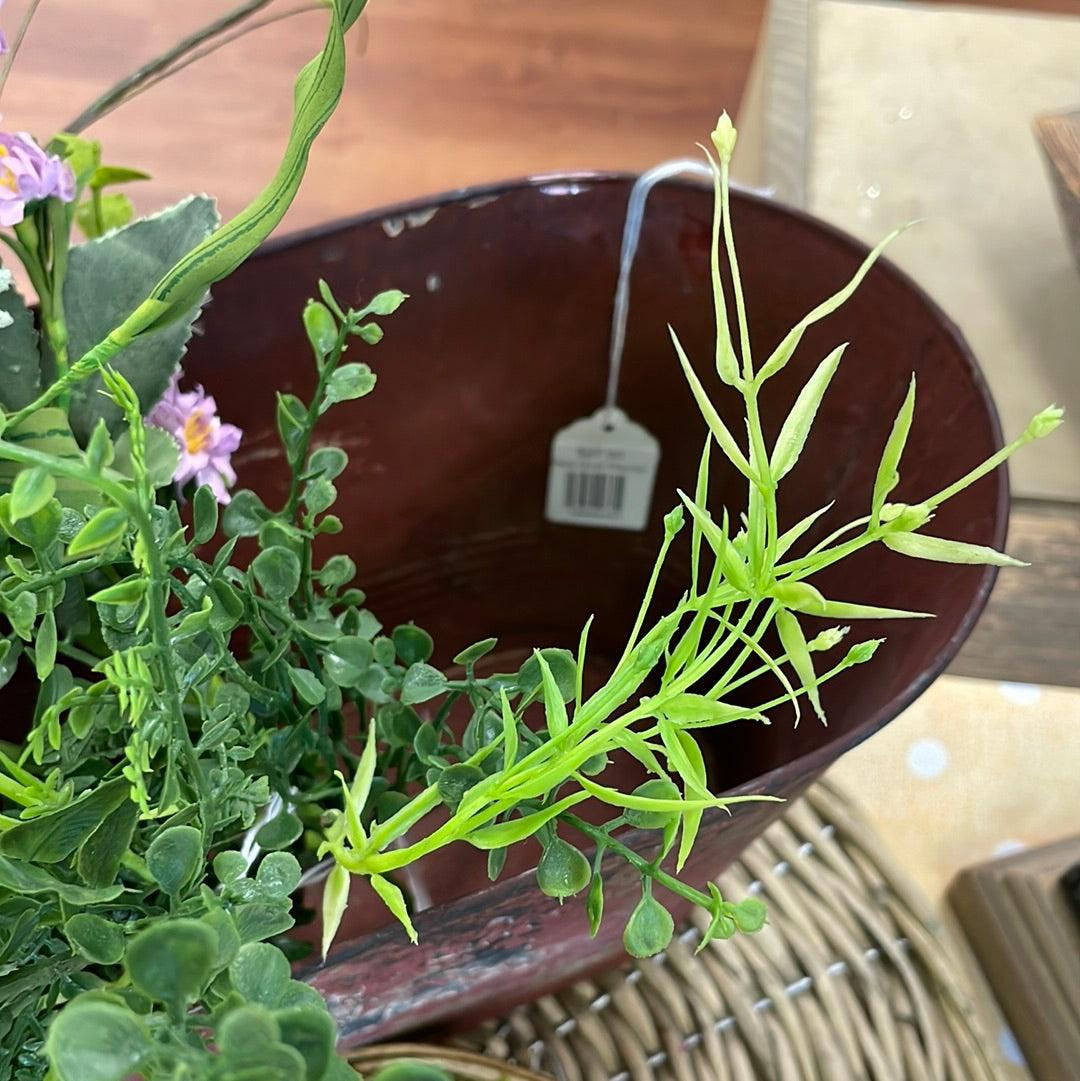 Red Oval Planter