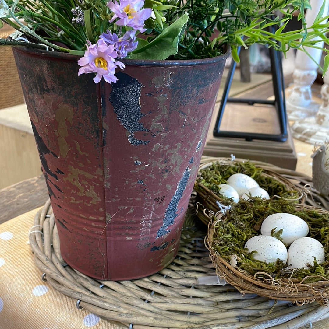 Red Oval Planter