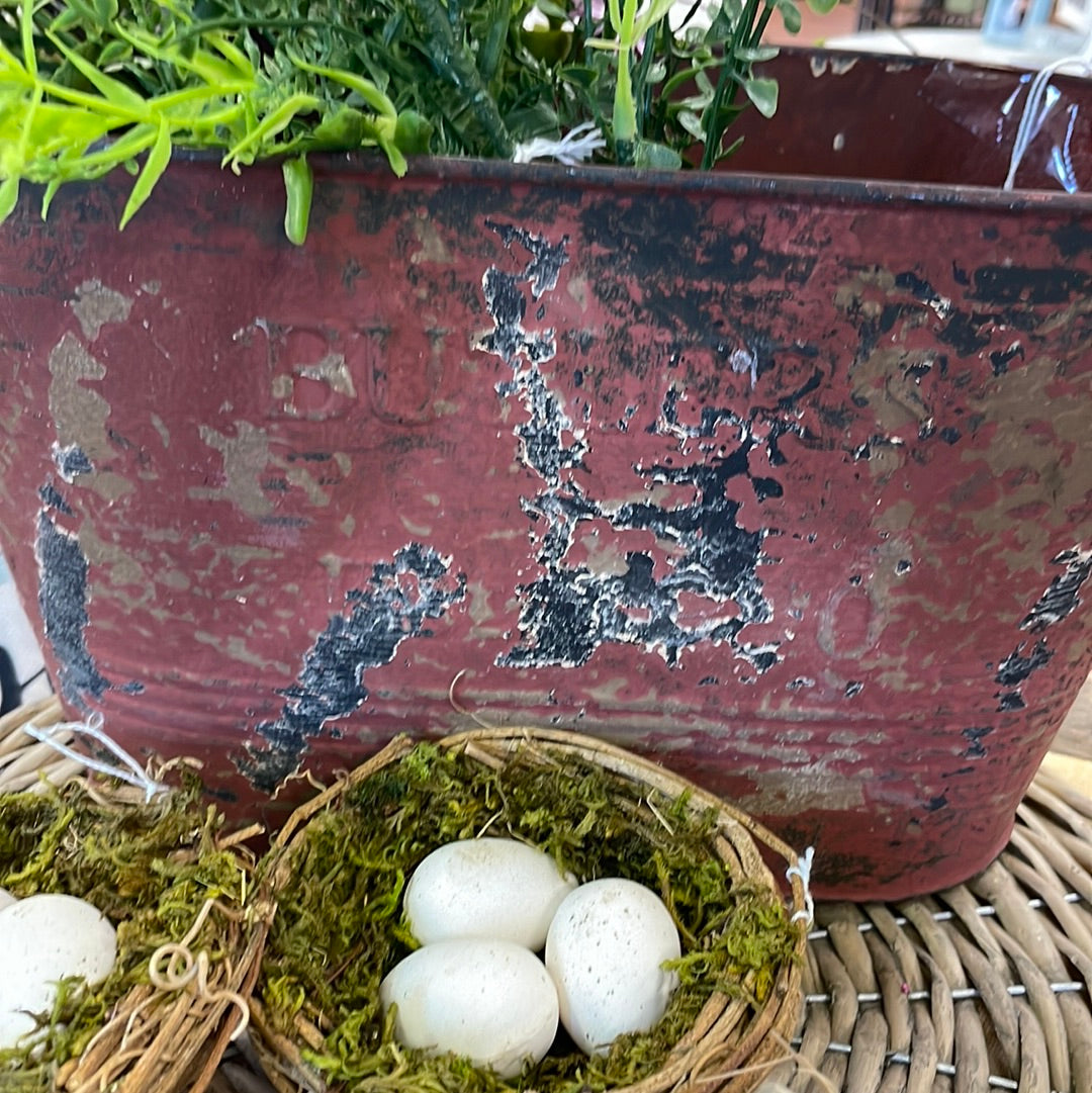 Red Oval Planter