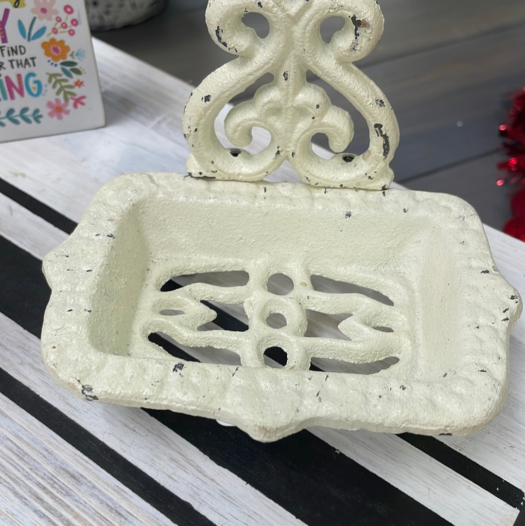 Cream Cast Iron Business Card/Soap