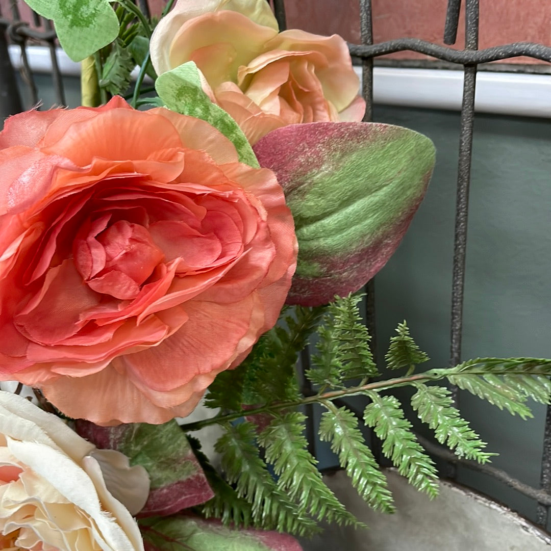 Peony Stem – Burlap and Daisies