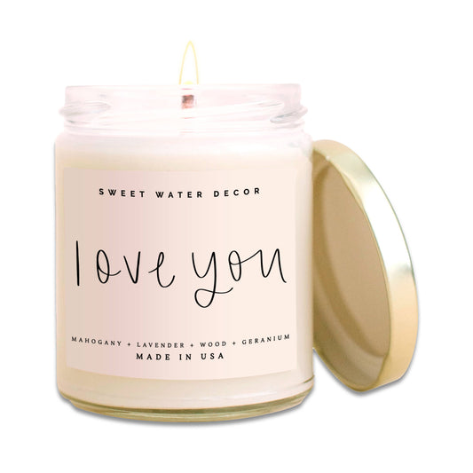 Love You Soy Candle - 9 oz