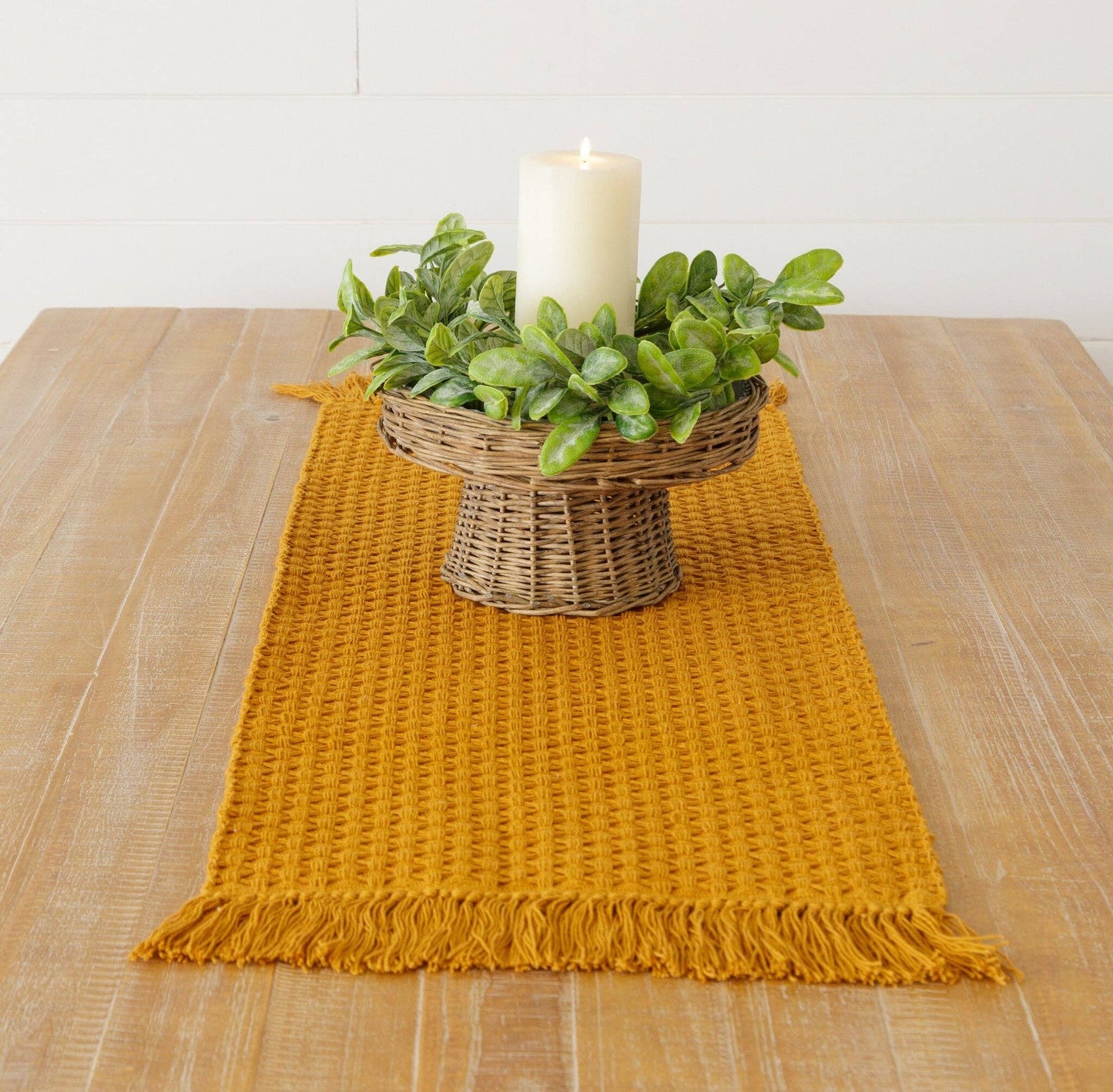 36" Table Runner  Mustard